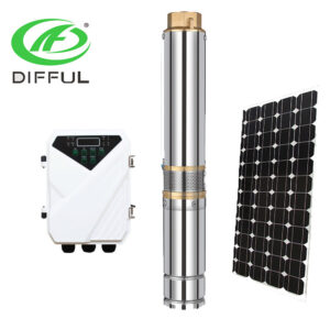 Difful 1500W Solar Water Pump 360ft (120m)